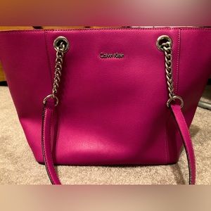 NWOT Calvin Klein Hot Pink Tote
